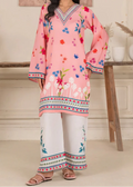 SMT W926 - Digital Printed 2pc Silk Dress.