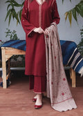 SMT Z-(W689) - Stitched Embroidered 3pc Marina Dress With Embroidered Marina Dupatta