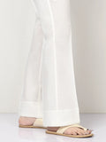 SMT S787-Unstitched Cotton Trouser - White