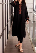 SMT W318-Embroidered 2pc khaddar dress