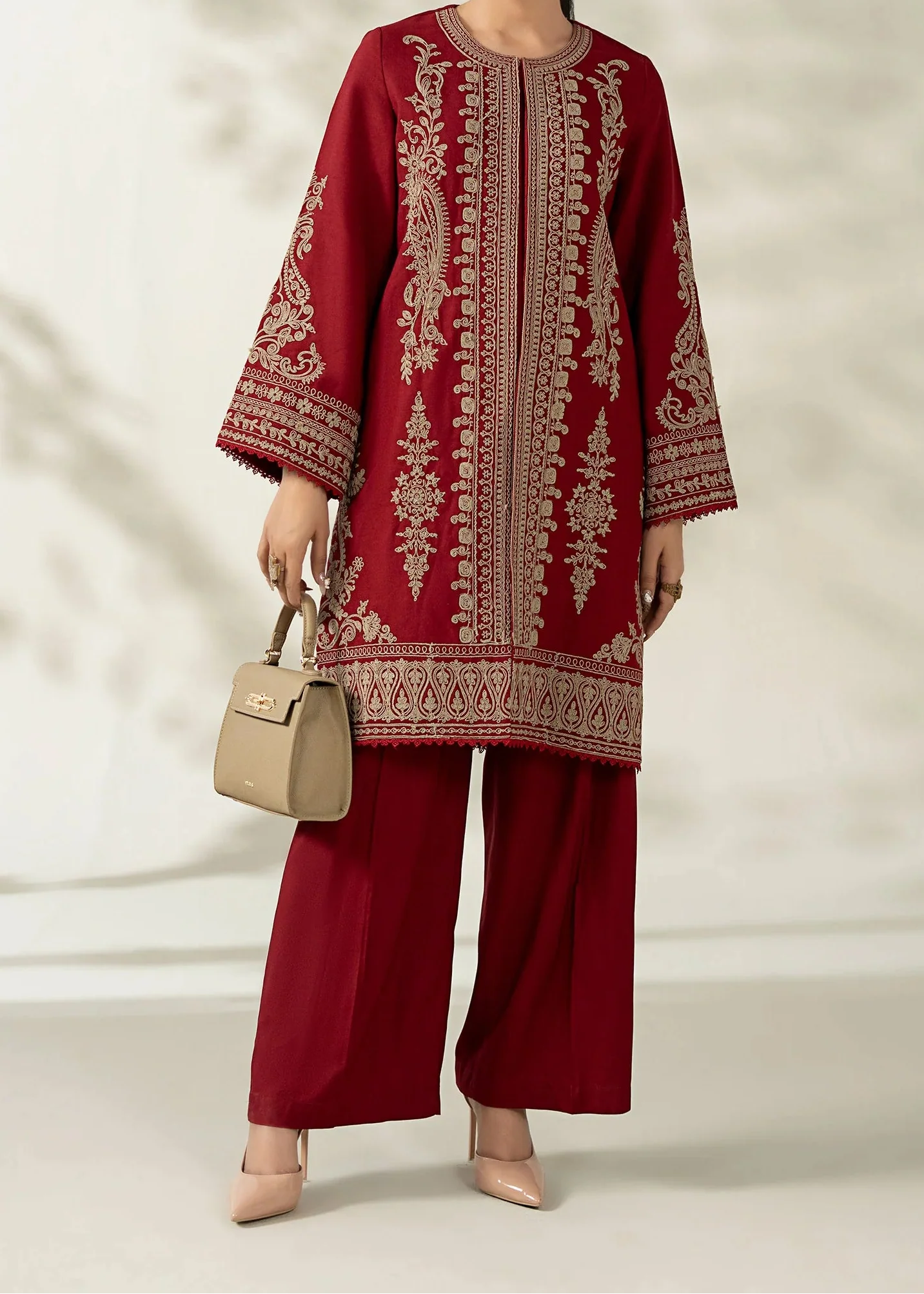 SMT W846-Embroidered 2pc Marina Dress
