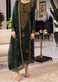 SMT Z-(W766 ) - Stitched Embroidered 3pc Marina Dress With Embroidered Chiffon Dupatta.