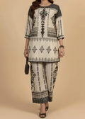 SMT W953- Digital Printed 2pc Karandi Dress.