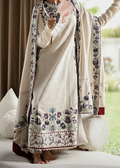 SMT W919-Embroidered 3pc Marina Dress With Embroidered Marina Shawl.