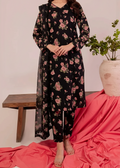 SMT W813 - Digital Printed 3pc Karandi Dress With Digital Printed Karandi Shawl.