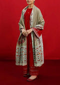 SMT S908-Embroidered 3PC Lawn Dress With Printed Munar Dupatta.