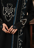 SMT W904-Embroidered 3pc Marina Dress With Embroidered Marina Shawl.