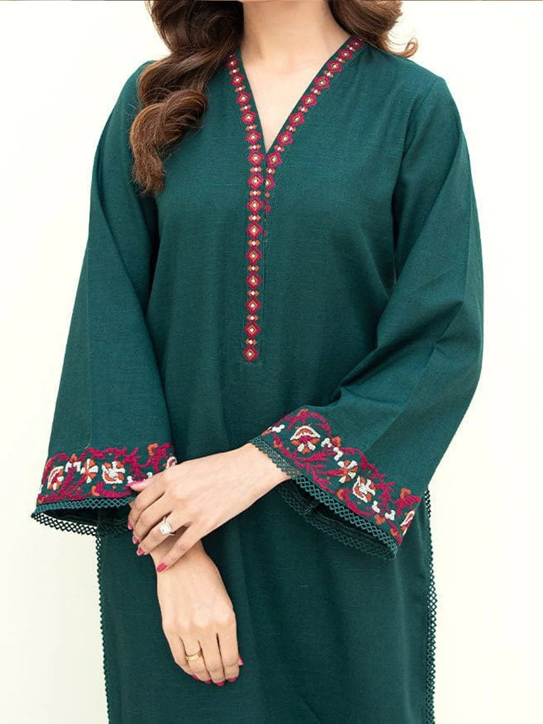SMT S252-Embroided 2pc lawn dress