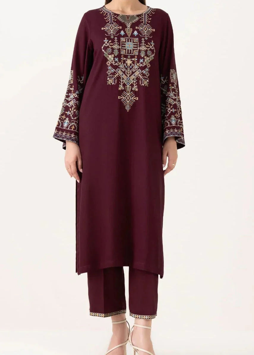SMT Z-(W889) - Stitched Embroidered 2pc Marina Dress.