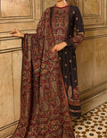 SMT W153 -Embroidered 3pc marina dress with Embroidered marina shawl.