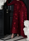 SMT W896-Embroidered 3pc Marina Dress With Printed Shawl.