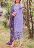 SMT S765 -Embroidered 3pc lawn dress with Digital printed munaar dupatta