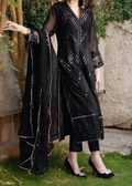 SMT Z-(Siyaah) -Stitched Embroidered chiffon 3Pc Suit