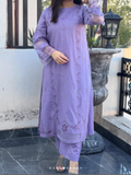 SMT S1216-Embroidered 2pc CHIKANKARI Lawn Dress