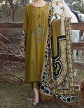 SMT W138 -Embroidered 3pc Marina dress With printed shawl