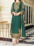SMT W298-Embroidered 2pc organza dress