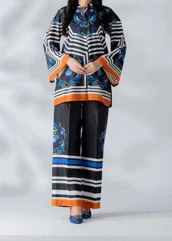 SMT W959- Digital Printed 2pc Karandi Dress.