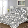 SMT D548-Cotton PC King Size Bedsheet with 2 Pillow Covers.