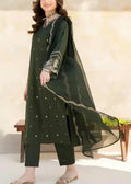 SMT W488-Embroidered 3pc marina dress with Embroidered Chiffon Dupatta.