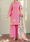 SMT S1145-Embroidered 3pc CHIKANKARI Lawn Dress With Printed Munar Dupatta.