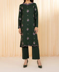 SMT W424-Embroidered 2pc khaddar dress