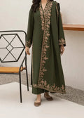 SMT Z-(W772 ) - Stitched Embroidered 3pc Marina Dress With Embroidered Marina Shawl.