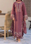 SMT S1281-Embroidered 3pc Lawn Dress With Embroidered Chiffon Dupatta