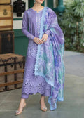 SMT Z-(S1113)- Stitched Embroidered 3pc CHIKANKARI Lawn dress with Printed Munar Dupatta.