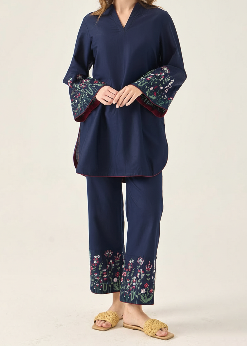 SMT W921-Embroidered 2pc Marina Dress.