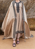 SMT W936-Embroidered 3pc Marina Dress With Printed Shawl.