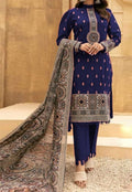 SMT W159-Embroidered 3pc Marina dress with embroidered marina shawl.
