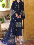 SMT S562-Embroidered 3pc Lawn dress with Embroidered chiffon dupatta.