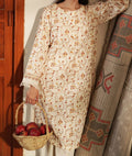 SMT W363-Embroidered 2pc khaddar dress