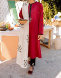 SMT W380-Embroidered 3pc Marina dress with Embroidered Marina shawl.
