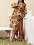SMT S576-Printed 3pc Lawn dress with Printed lawn dupatta.