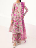 SMT S613-Printed 3pc Lawn dress with Printed lawn dupatta.