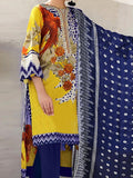 SMT S620-Embroidered 3pc Lawn dress with Printed Chiffon dupatta.