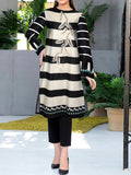 SMT S623-Embroidered 3pc Lawn dress with Printed Chiffon dupatta.