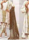 SMT W673- Digital Printed 3pc linen dress with Digital printed chiffon dupatta