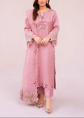 SMT S1010-Embroidered 3pc Lawn Dress with Embroidered Munar Dupatta.