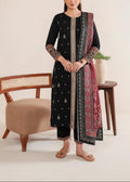 SMT S1080-Embroidered 3pc Lawn dress with Printed Munar Dupatta.