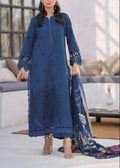 SMT S1108-Embroidered 3pc CHIKANKARI Lawn dress with Printed Munar Dupatta.