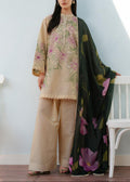 SMT S1128-Embroidered 3pc Lawn Dress With Printed Munar Dupatta.
