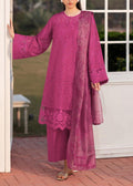 SMT S1116-Embroidered 3pc CHIKANKARI Lawn dress with Printed Munar Dupatta.