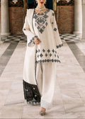 SMT S1141-Embroidered 3pc Lawn Dress With Embroidered Lawn Dupatta.