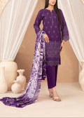 SMT S1161-Embroidered 3pc CHIKANKARI Lawn Dress With Printed Munar Dupatta.