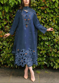 SMT S1182-Embroidered 3pc Lawn Dress With Printed Munar Dupatta.
