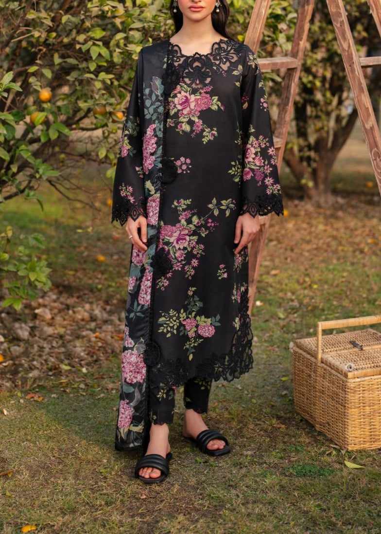 SMT S1175-Digital Printed 3pc Lawn Dress With Digital  Printed Lawn Dupatta.