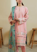 SMT S1189-Embroidered 3pc Lawn Dress With Printed Munar Dupatta.