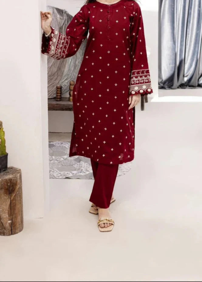 SMT W688- Embroidered 2pc Marina dress.